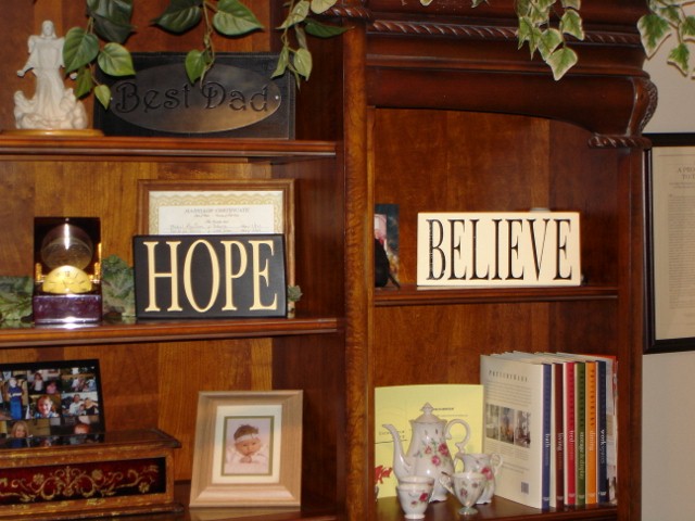 "Inspirational Words"  blocks