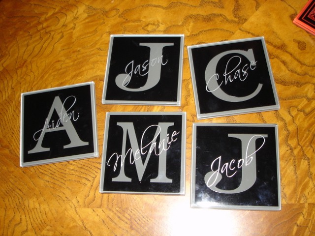 "Personalized"  Coasters