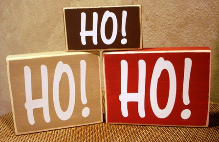 "Ho Ho Ho"  blocks