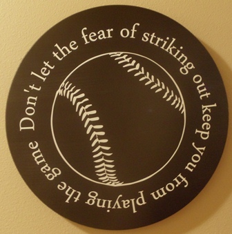 Baseball Plaque