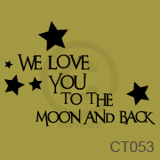 We love you to the moon and back