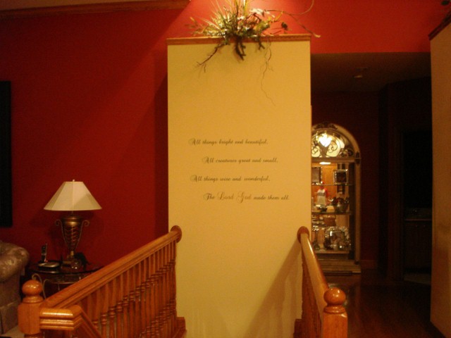 Stair Case Wall Saying