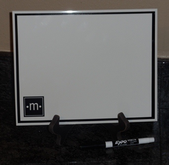 Monogram Dry Erase Board