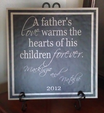 Father's Day Tile