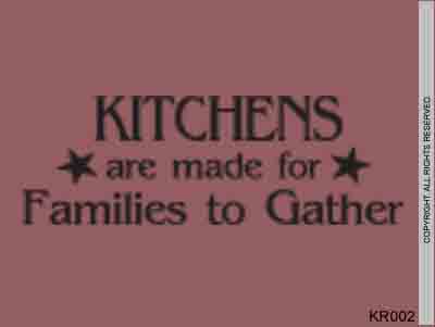 Kitchens are