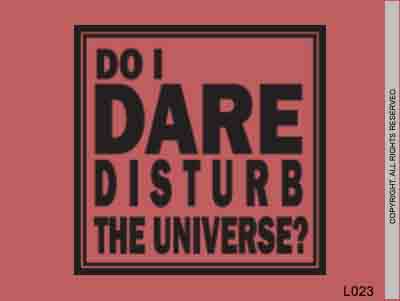 Do I dare
