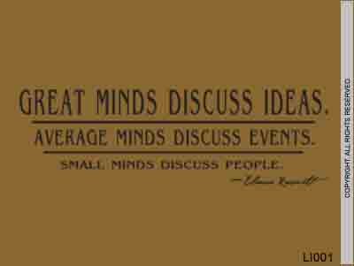 Great minds