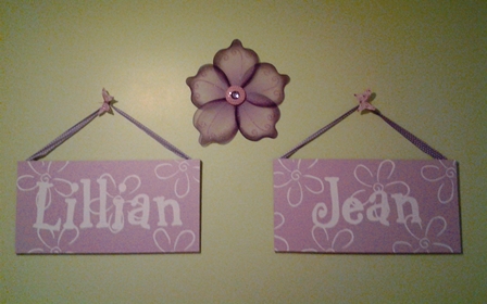 Baby Name Canvases