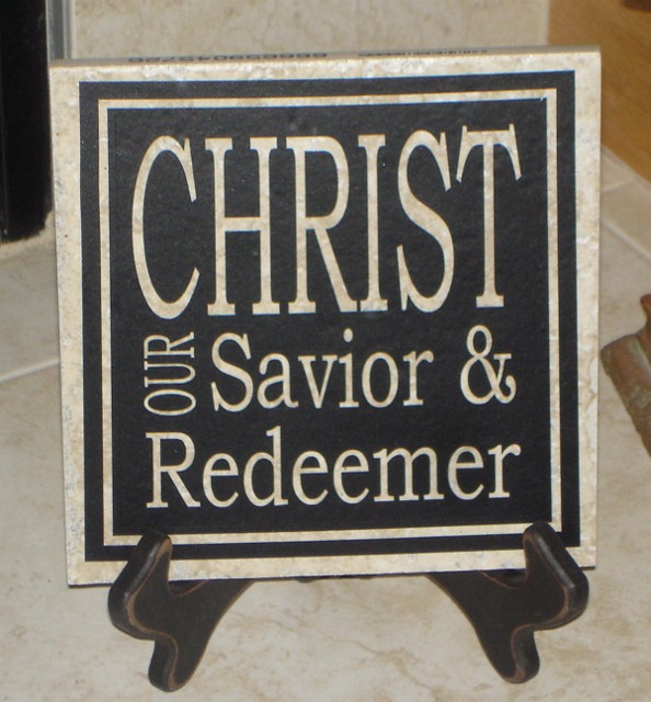 6" x 6" Christ our Redeemer Tile